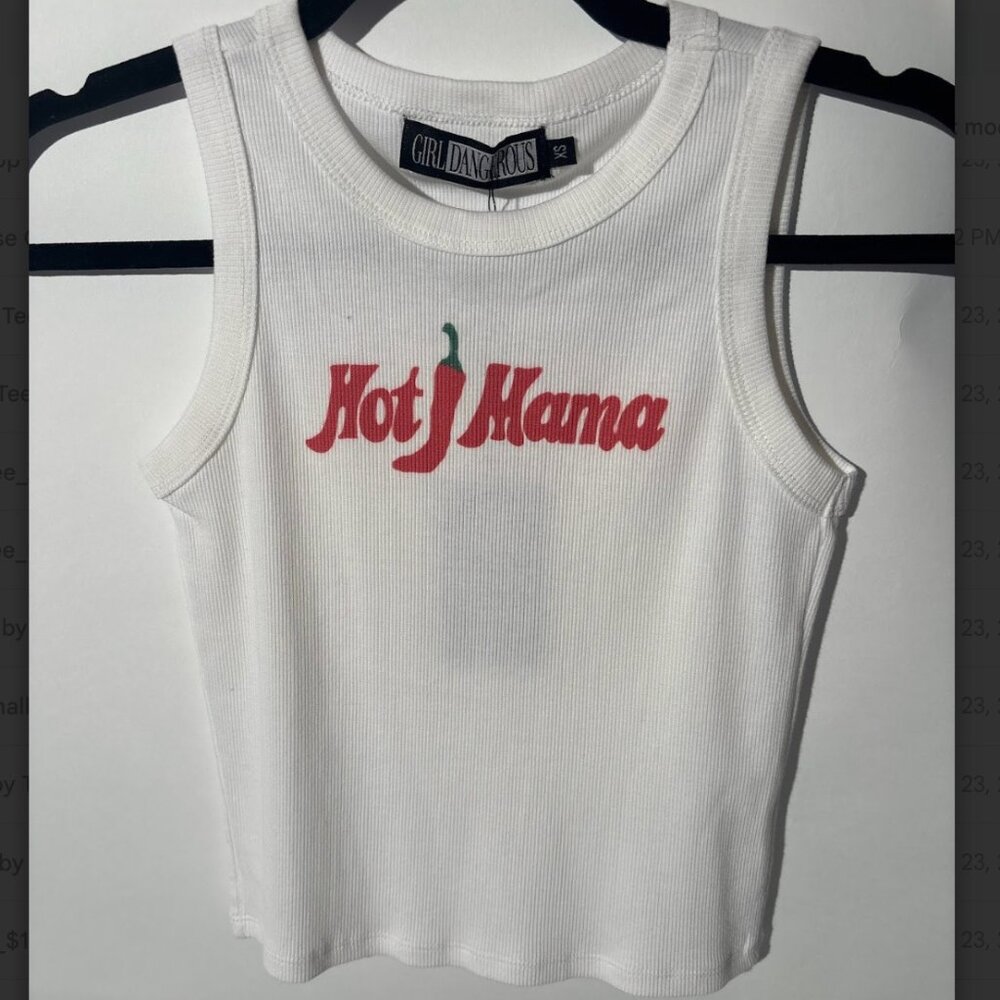 Girl Dangerous - Hot Mama Cropped Tank Top